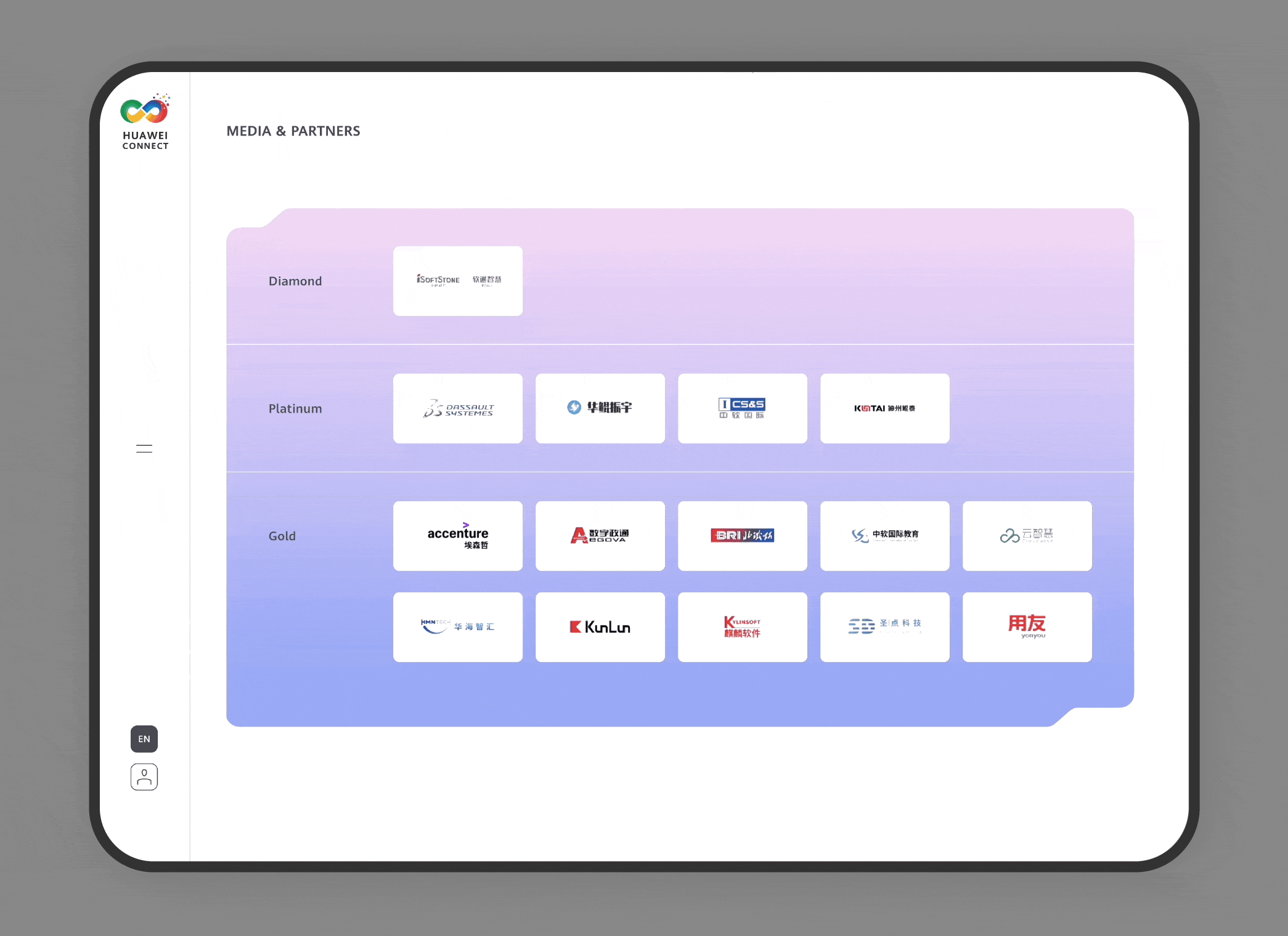 Horizontal scroll text